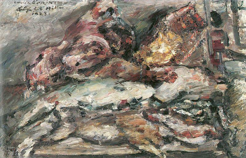 Lovis Corinth Viktiualien bei Hiller in Berlin